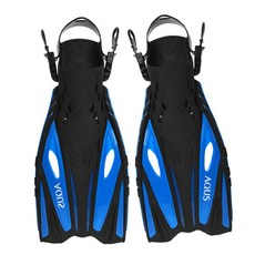 AQUS Rash浮潛蛙鞋 短版 L AQSF-0004, 藍色