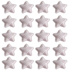 Tinapicnic 布料小星星造型配件, 淺粉紅色, 20個