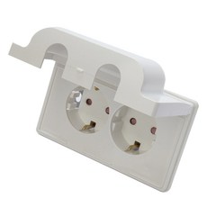 위너스 매입콘센트 방적형 2구 가로, 1개