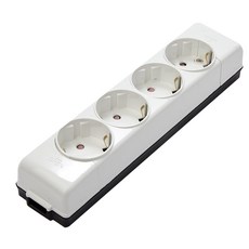 위너스 노출형 콘센트 4구, 1개