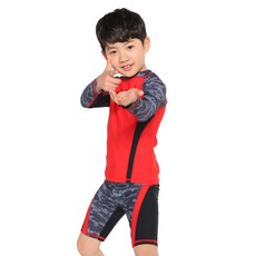 KOOGI ADVENTURE ADVENTURE 男童防曬長袖泳裝3件組 KB-K699