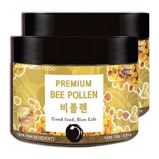 비엔슈퍼푸드 스페인 비폴렌 벌화분 꿀, 250g, 2개