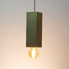 샛별하우스 네모 팬던트 조명 중형, 신주브론즈