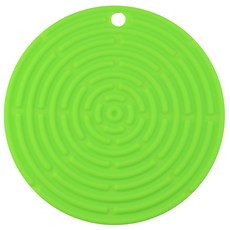 이코디 서클 스크류 냄비받침, 그린, 1개