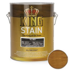 노루페인트 킹스테인 방충도료 월넛 3.5L, 1개