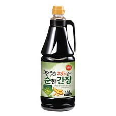 진미 짠맛을 25% 줄여 순한간장, 1개, 1.8L