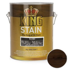 노루페인트 킹스테인 방충도료 다크월넛 3.5L, 1개
