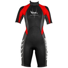 Rally 女式衝浪長袍套組 CWLU003, 紅色的