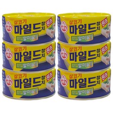 오뚜기 마일드 참치 캔, 150g, 6개