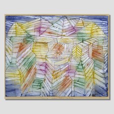 LAMINA 藝術與收藏 Paul Klee 系列傑作 001 劇院山建築