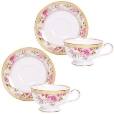 Noritake Hartford 茶杯 + 碟子 2 件套 4861, 混色, 2組