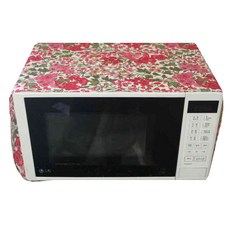 Noland 火焰花朵微波爐罩, 紅色