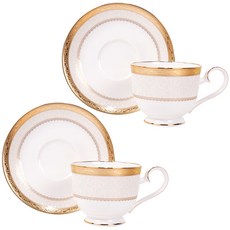 Noritake 敖德薩金色咖啡杯+碟子兩人用 4874, 混色, 1套