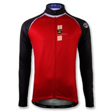 2NDWIND 數字紅色高起自行車騎行服 JF217