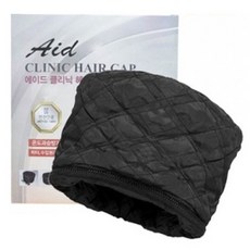 專業美髮用雙層電熱帽, 1001-SM, 黑色的