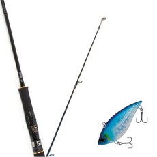 Won Da Avalon捲線器擬餌釣竿 702M+Damiki Beatle 70硬餌擬餌 226H GHOST, 1套