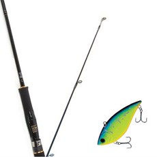 Won Da Avalon捲線器擬餌釣竿 702M+Damiki Beat 70硬餌擬餌 241D SILVER SPINE CHART, 1套