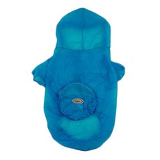 ARICO 貓咪與狗狗 防紫外線雨衣風衣, 藍色