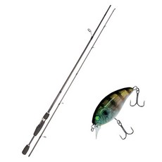 Youngkwu產業Blue Force Starzen路亞竿 S66ML+Damiki DTSCO 40硬體路亞 348T MYSTERIOUS GILL, 1套