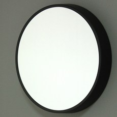 Kidari 現代金屬壁鏡, 黑色