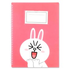 라인프렌즈 20p 스프링화일, 코니, 1개