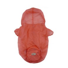 아리코 고양이 앤 강아지 자외선 차단 비옷 바람막이, 핑크, 1개