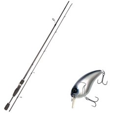 Youngkwu產業Blue Force Starzen擬餌竿 S68M+Damiki Brut 70硬體擬餌 319H CYBER PURPLE, 1套