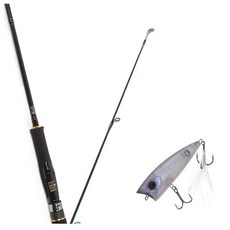 Won Da Avalon擬餌竿 632M 路亞+Damiki Dipoop 70硬體擬餌 267H GHOST SMOG, 1套