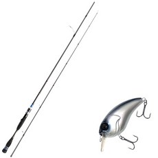 Aomax Neo Black捲線器型擬餌竿 S-702ML+Damiki Brut 70硬餌擬餌 319H CYBER PURPLE, 1套