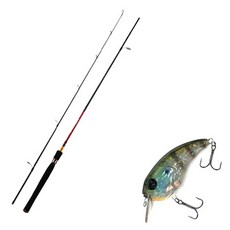 APIS FIRESTORM 鱸魚路亞釣竿 S662ML + DAMIKI BRUTE 70 硬餌路亞 348T MYSTERIOUS GILL, 1套