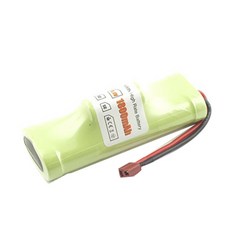 디에이치케이하비 레프리카 DHK HOBBY 7-cell 1800mAh Ni-Mh battery Deans connector RC 배터리 DHK612571, 혼합 색상, 1개