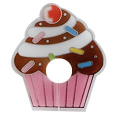 Tina Picnic 巧克力瑪芬造型包裝束帶, 50入, 混合顏色