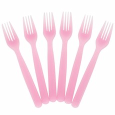 파티팡 크리스탈 핑크 포크, 6개입, 3개