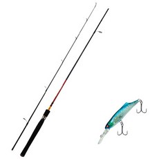 Apice Fire Storm浴缸擬餌竿 S662ML+Damiki So Kill 55硬擬餌 226H GHOST, 1套