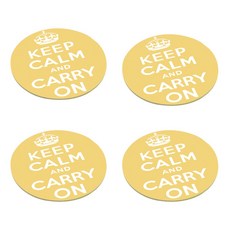 Store33 彩色英文刻字杯墊, B