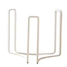 Great Mom現代廚房收納不鏽鋼湯碗收納架 白色, 1個