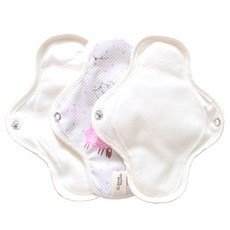 CottonRepublic 棉花共和國 布衛生棉 纖薄款 Sweet Bebe, 3入, 1個, 小型