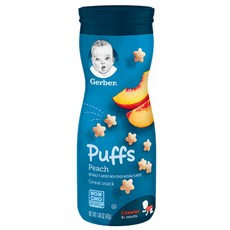 거버 퍼프 8개월부터, 복숭아, 42g, 1개