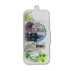 塗層鉛頭鉤 5種組, 1組