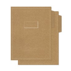 왈가닥스 A4 파일 홀더, 크라프트, 2개입