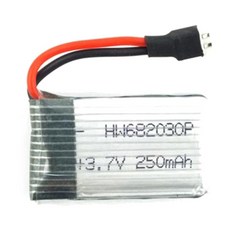 르샹 레프리카 Quadcopter V3 Li-Po 3.7V 250mAh Battery RC 배터리 LSH310555, 혼합 색상, 1개