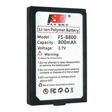 플라이스카이 레프리카 FS-B800 battery of 800mAh lipo 조종기부품 FS836772, 혼합 색상, 1개