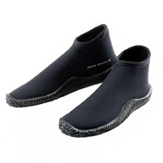 SCUBAPRO Delta 短款潛水靴 3 毫米, 黑色的, 290-300