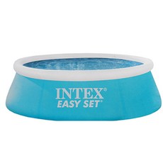 INTEX Easy Set 圓形陽台泳池, 混合顏色, 1個