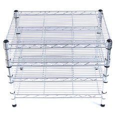 Korak Korea鐵製收納架 600*350*600 4層, 銀