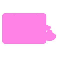 쿠 홈 인테리어 메모보드 MO 15 걸이형 핑크, 아크릴