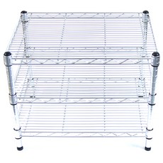 Korak Korea鐵製收納架 750*350*600 3層, 銀色