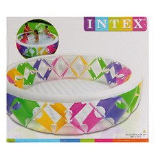 인텍스 하모니 원형 베란다 풀장, 혼합 색상, 1개
