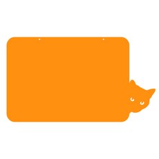 쿠 홈 인테리어 메모보드 MO 16 걸이형 오렌지, 아크릴