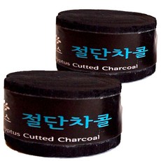 세틀 유칼립투스 프리미엄 여과기 절단차콜 S, 2개
